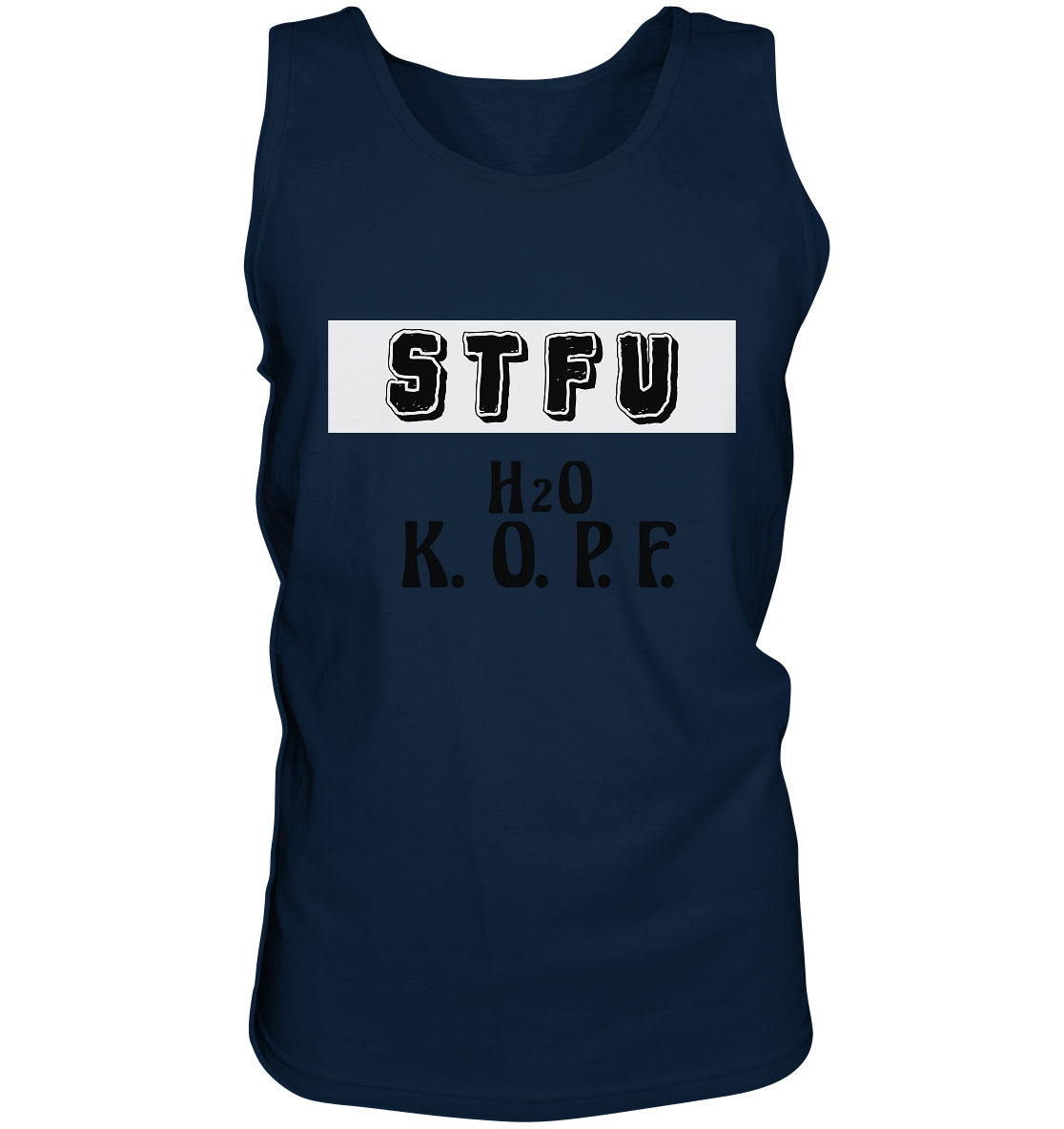 FRECHES "STFU" WASSERKOPF - Tank-Top