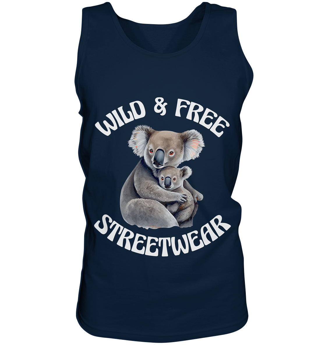 WILD & FREE NO 13 KOALA FAMILY - STREETWEAR - STATEMENT - Tank-Top