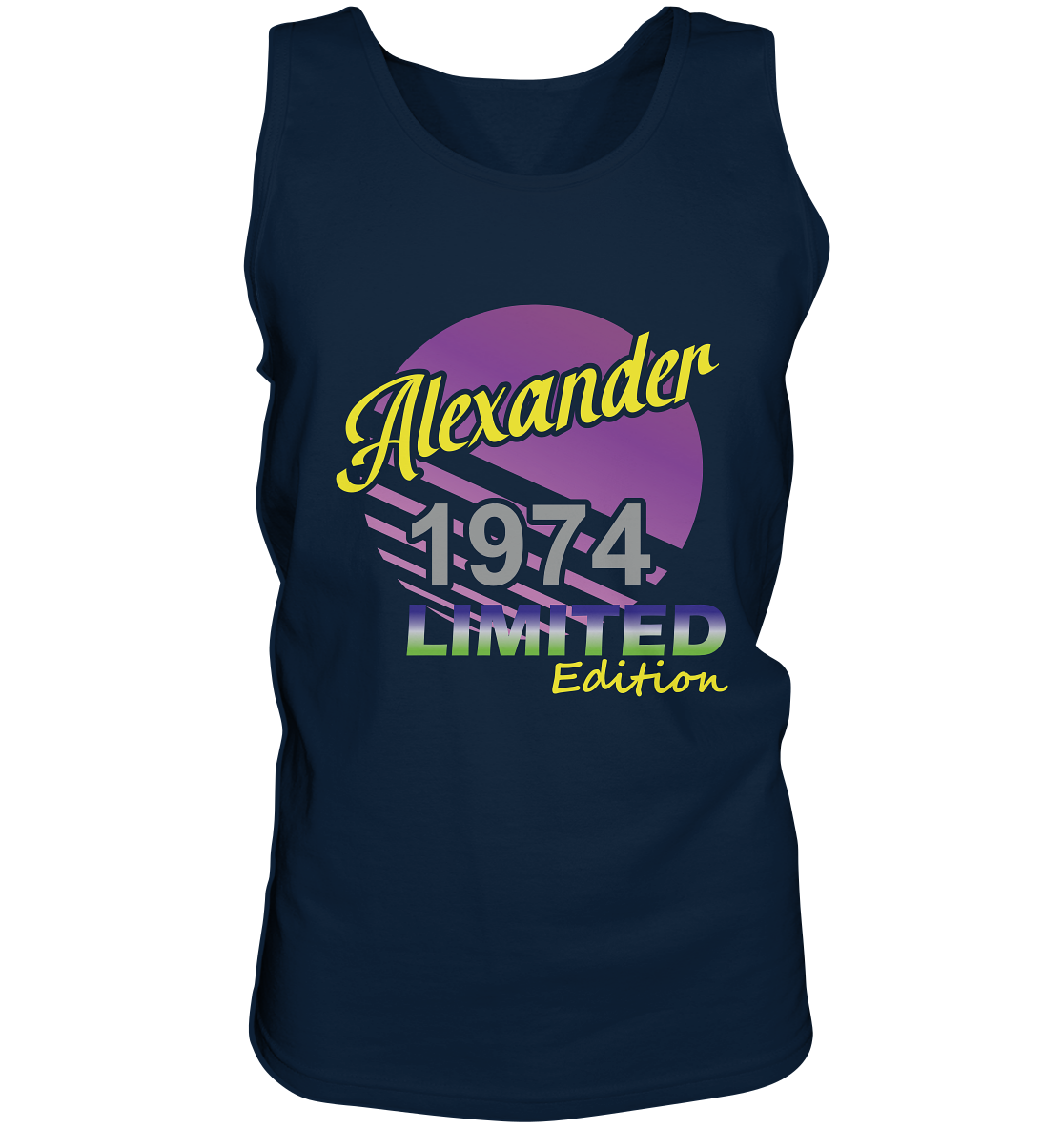 Alexander Limited Edition 1974 Geburtstag Jahrgang 1974 Männer - Tank-Top