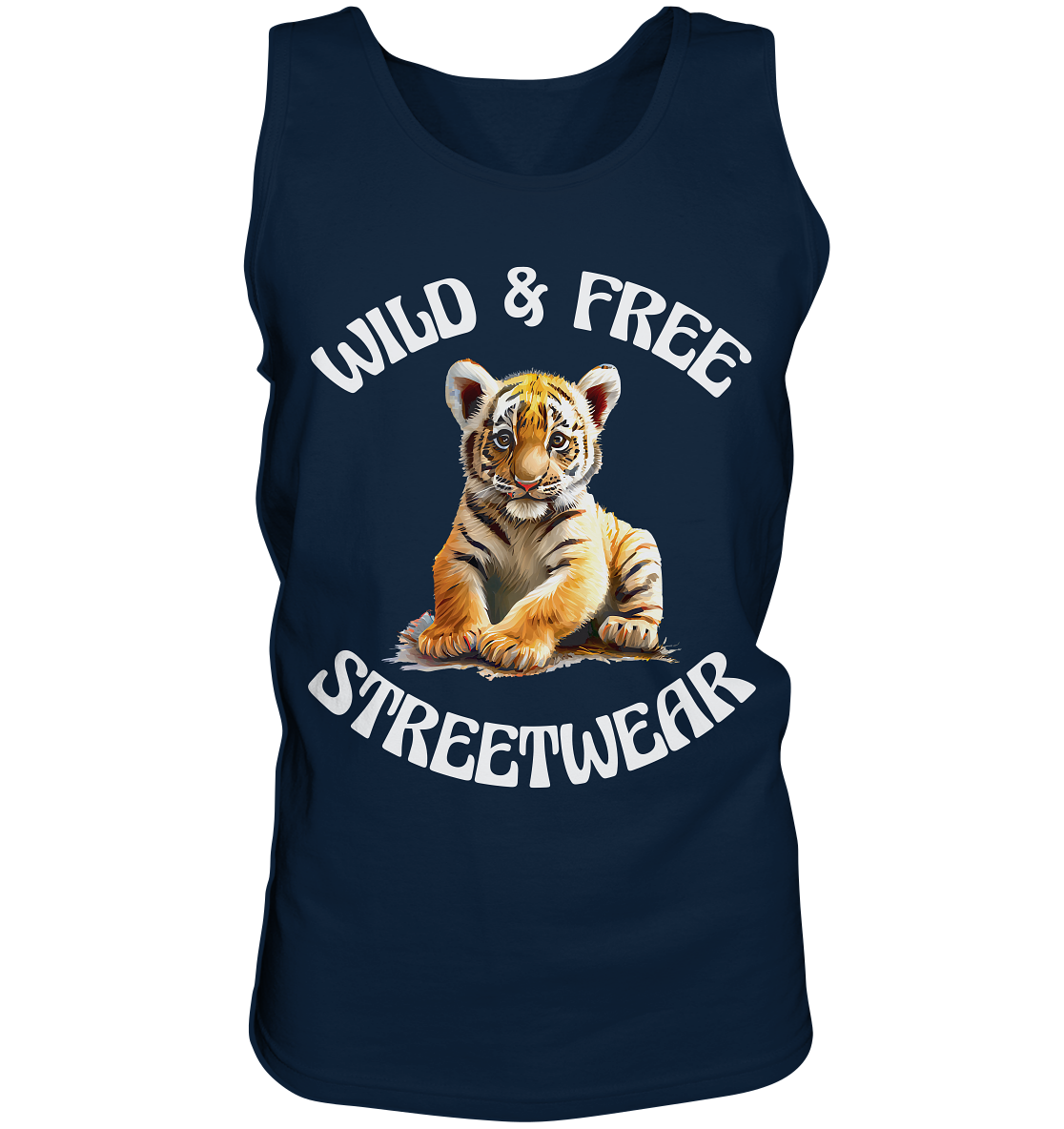 WILD & FREE NO 4 TIGERBABY STREETWEAR - STATEMENT - Tank-Top