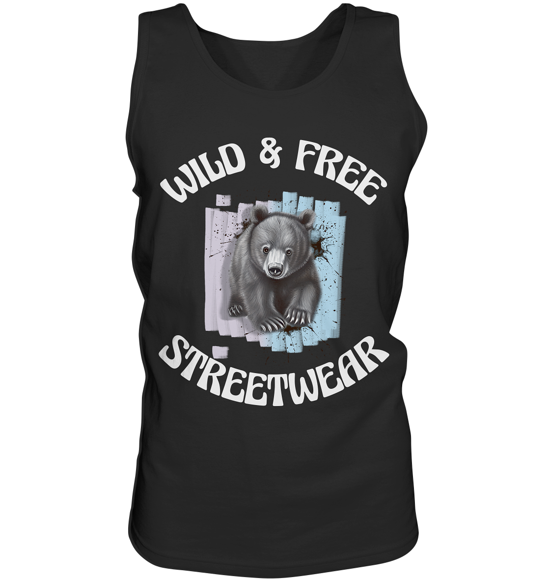 WILD & FREE NO 7 BABY BEAR - STREETWEAR - STATEMENT - Tank-Top