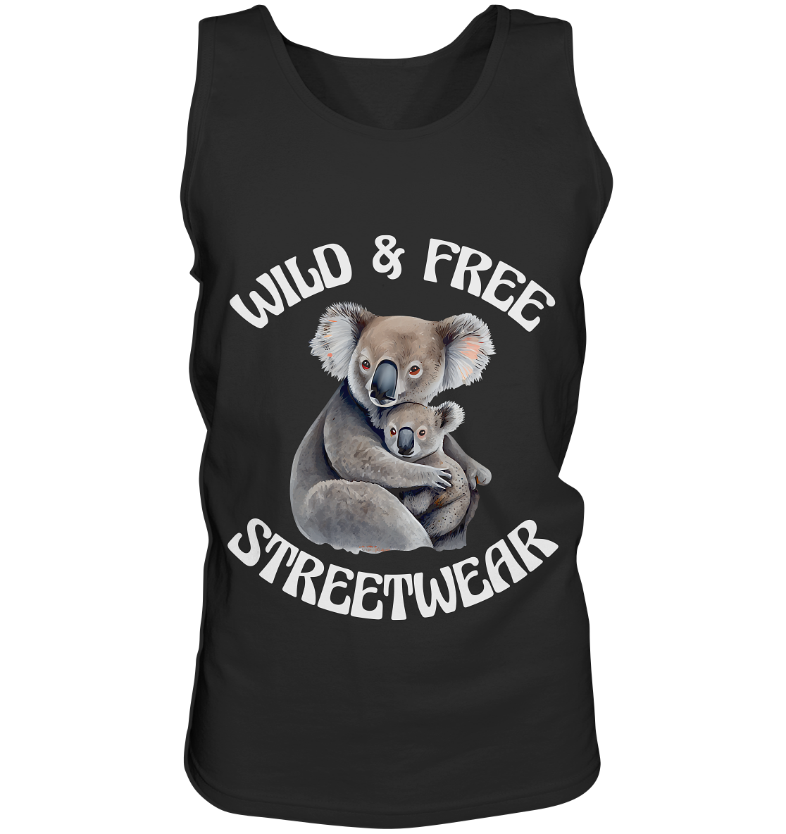 WILD & FREE NO 13 KOALA FAMILY - STREETWEAR - STATEMENT - Tank-Top
