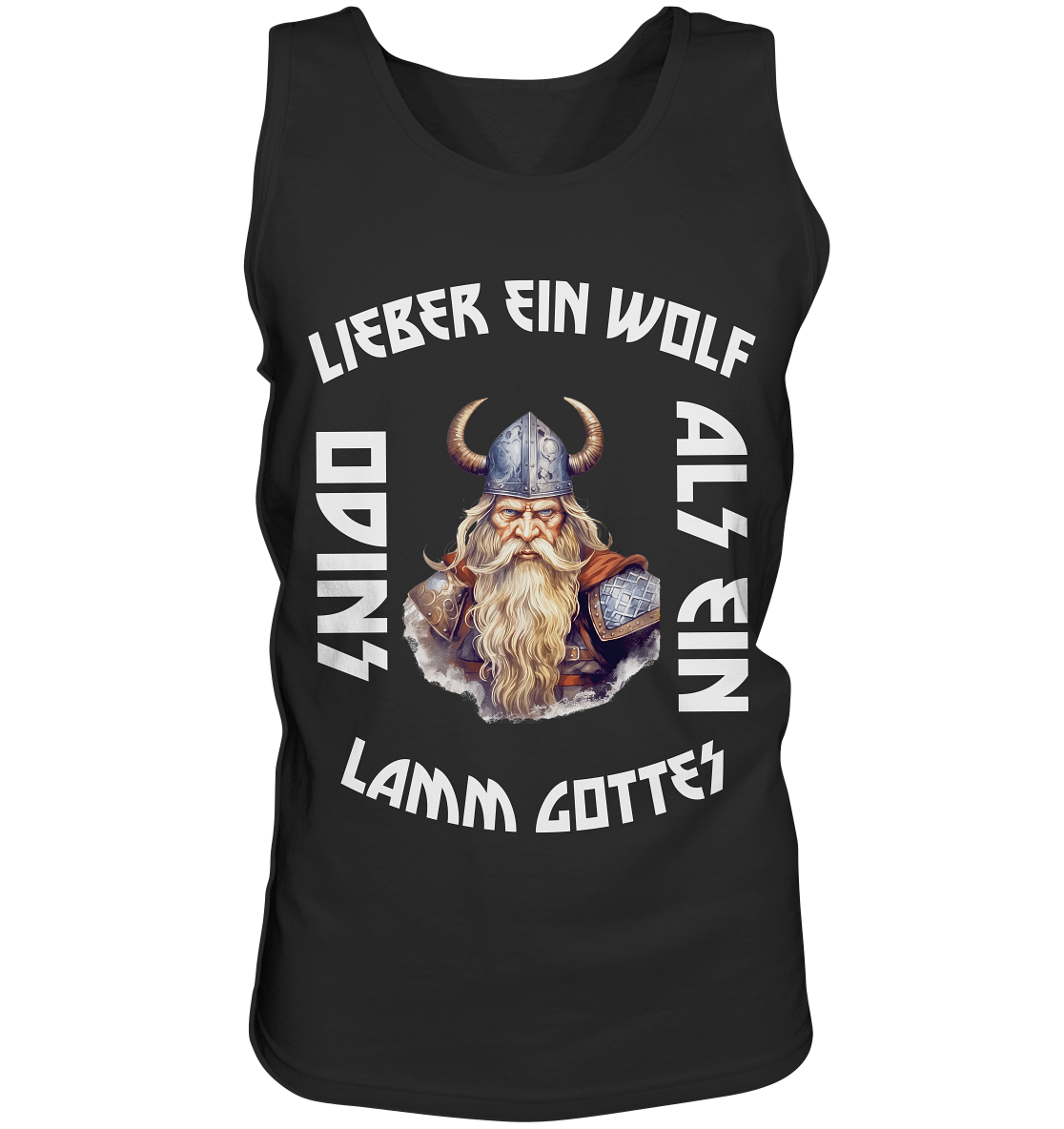 LIEBER EIN WOLF ODINS NO 2 - STREETWEAR - STATEMENT - Tank-Top