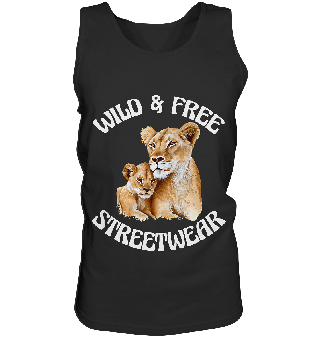 WILD & FREE NO 11 LION FAMILY - STREETWEAR - STATEMENT - Tank-Top