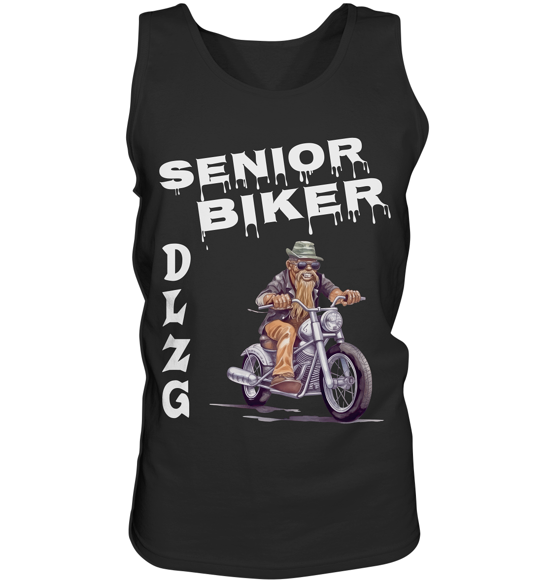DLzG Opa Biker Fun Motiv 1- Tank-Top