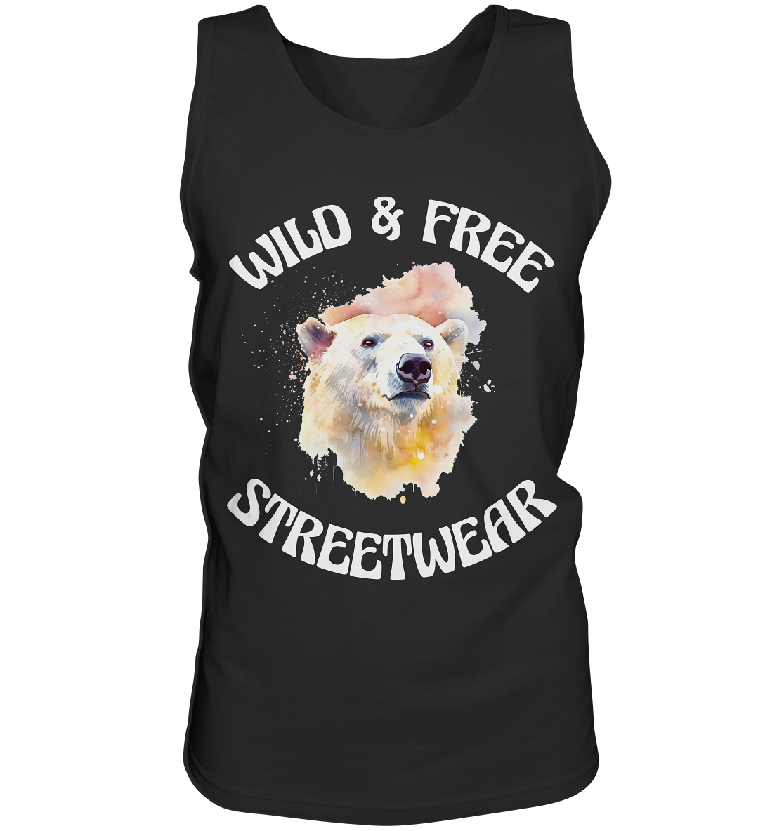 WILD & FREE NO 6 POLAR BEAR - STREETWEAR - STATEMENT - Tank-Top