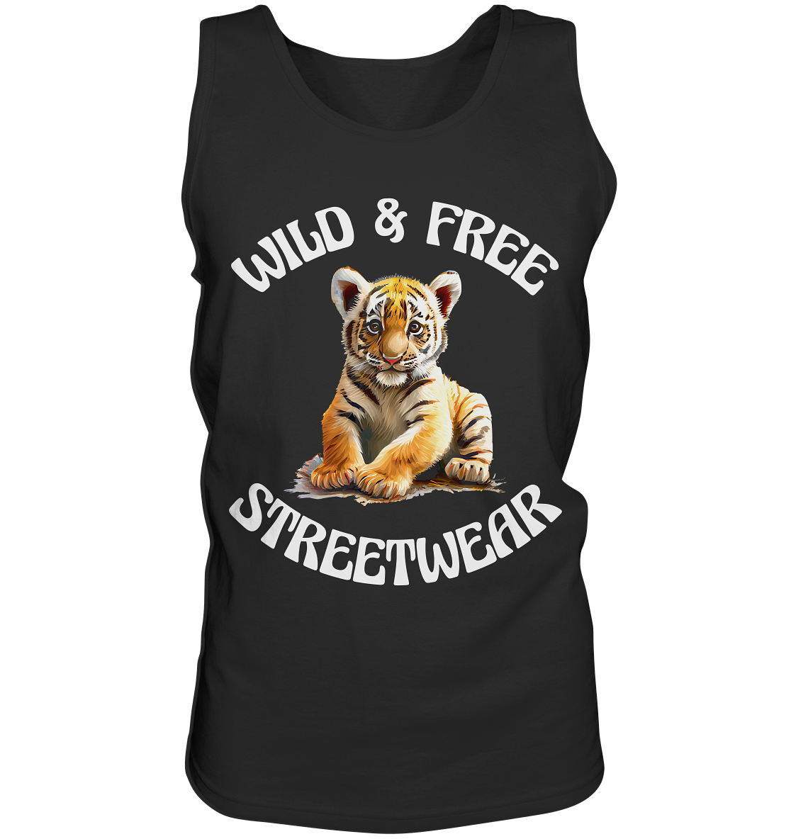WILD & FREE NO 4 TIGERBABY STREETWEAR - STATEMENT - Tank-Top