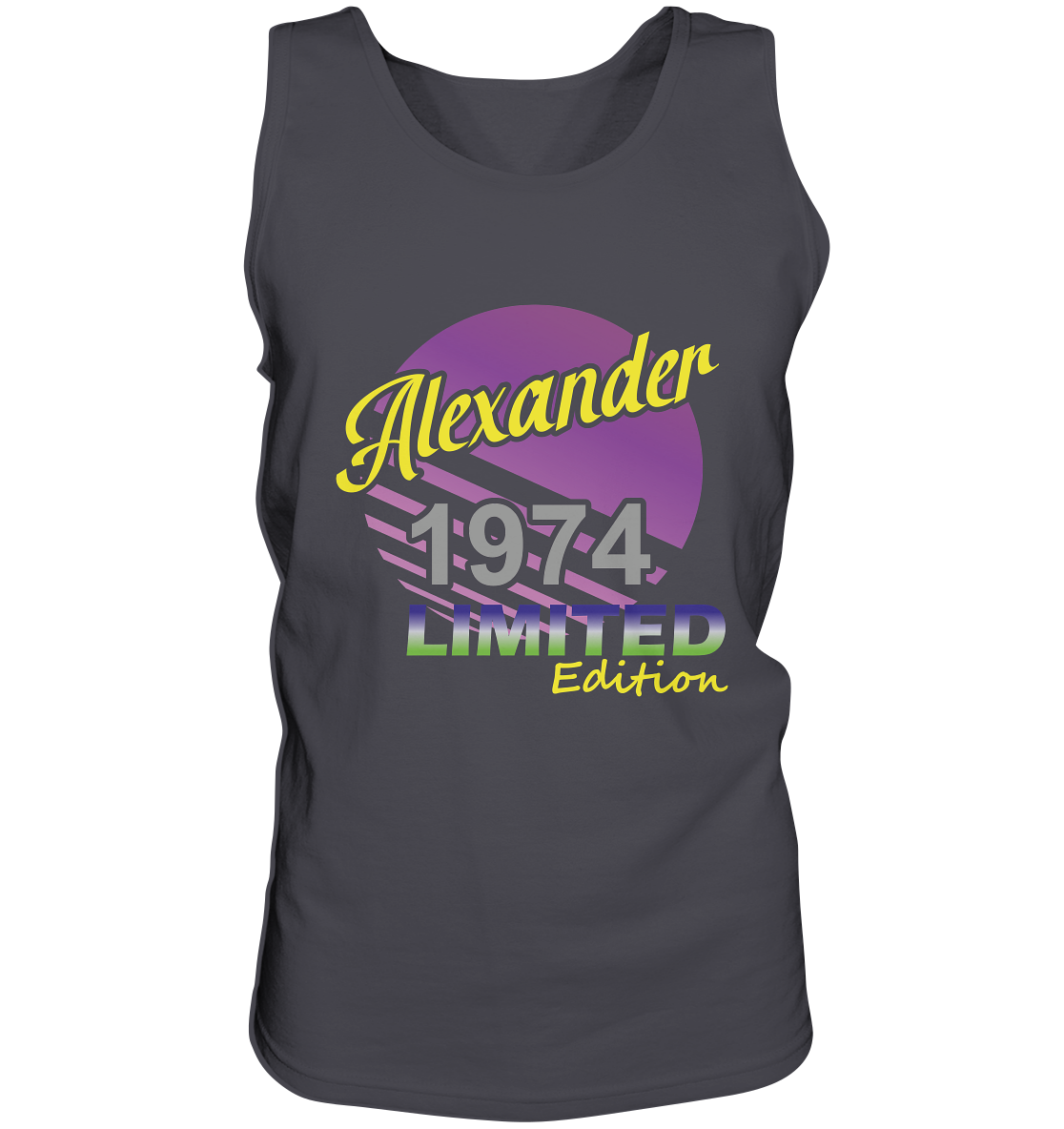 Alexander Limited Edition 1974 Geburtstag Jahrgang 1974 Männer - Tank-Top