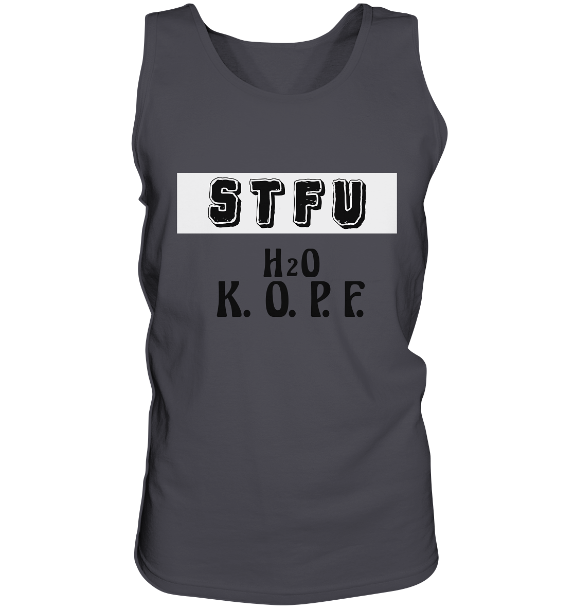 FRECHES "STFU" WASSERKOPF - Tank-Top