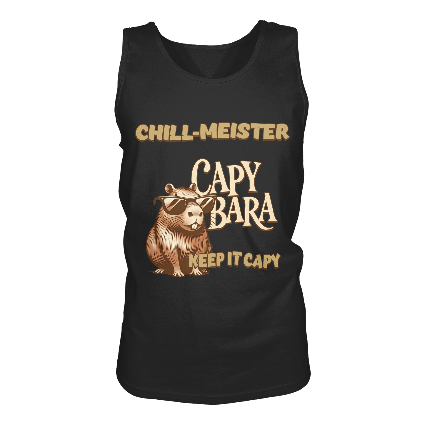 Chill-Meister Capybara – Keep it Capy (Bio & Premium) - Tank-Top