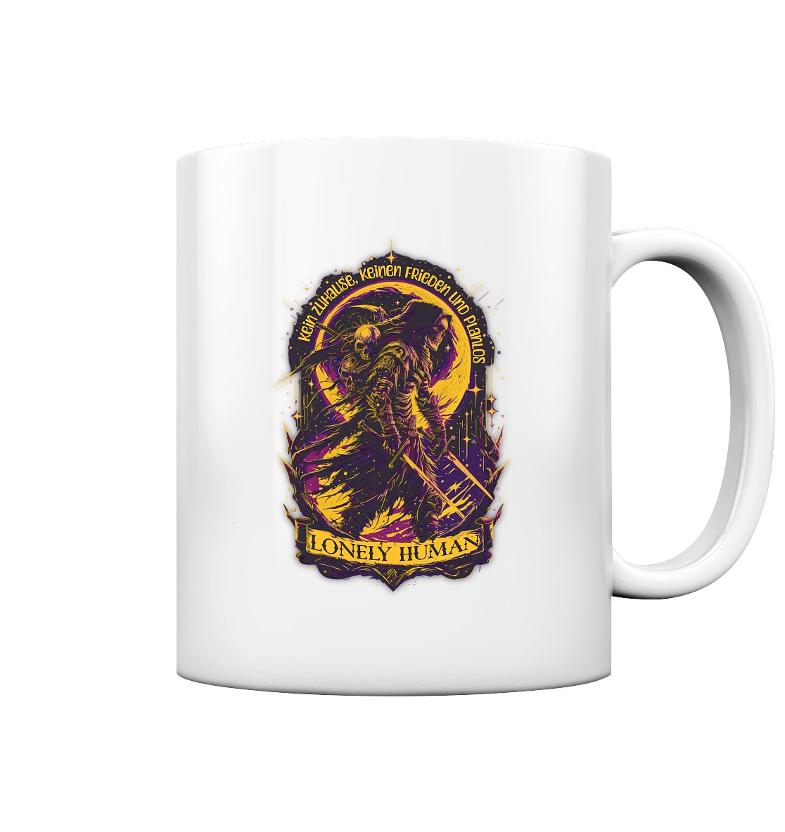 Streetwear Einsamer Mensch - Tasse glossy