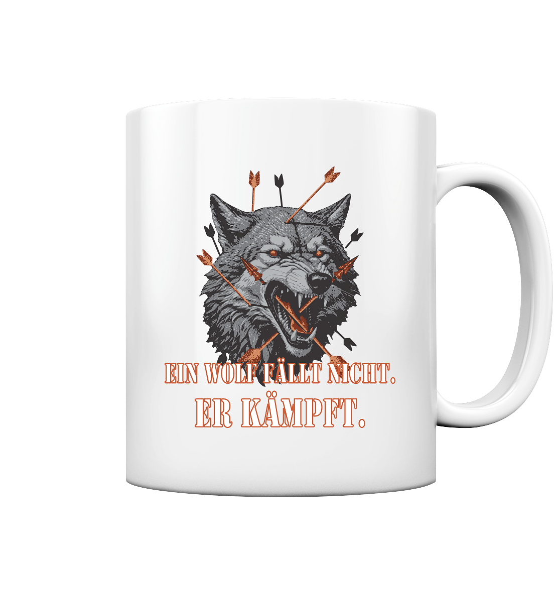 The Unbroken Wolf - Tasse glossy