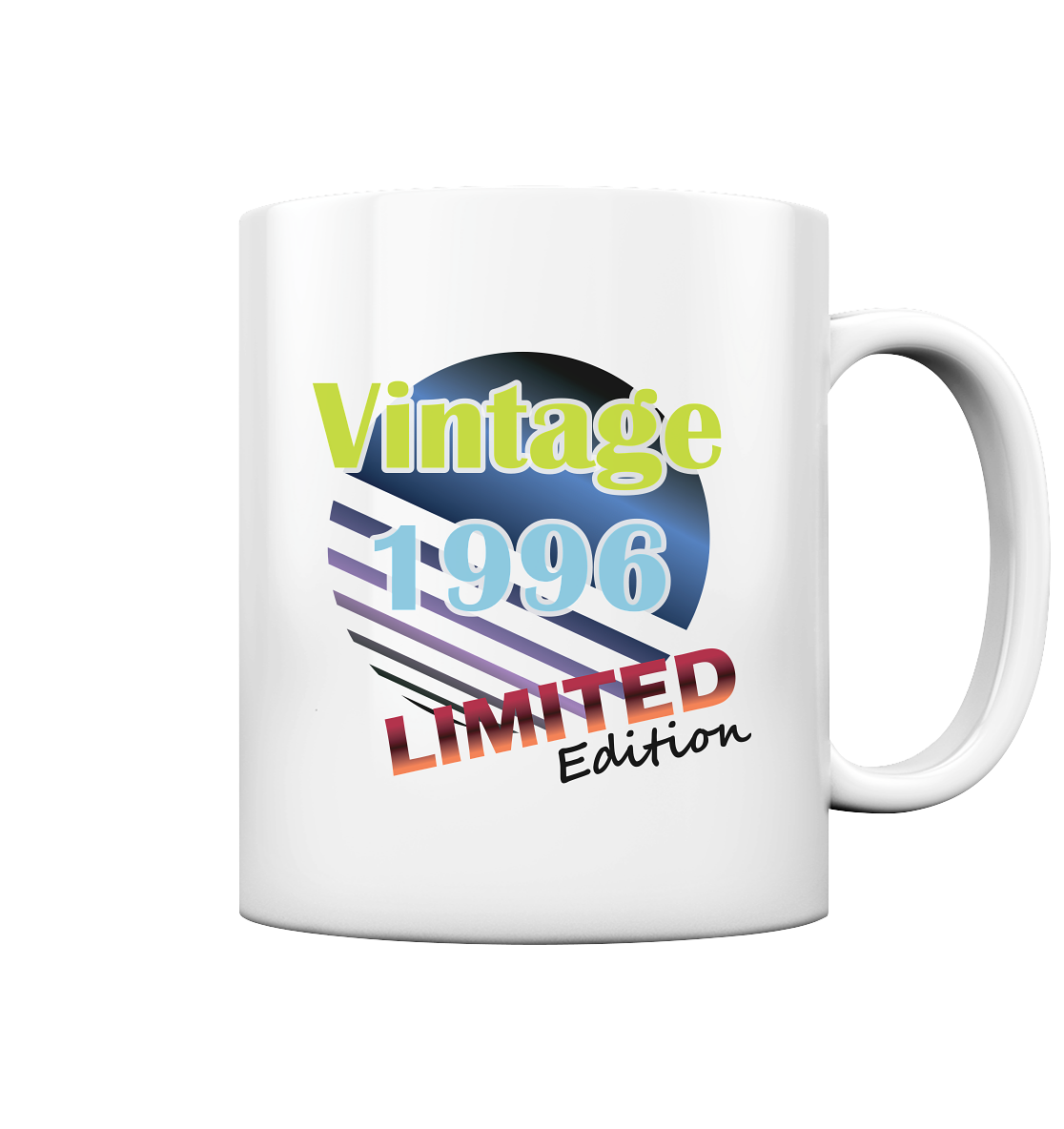 Jahrgang 1996- Tassen Limited Edition - Vintage - Tasse glossy