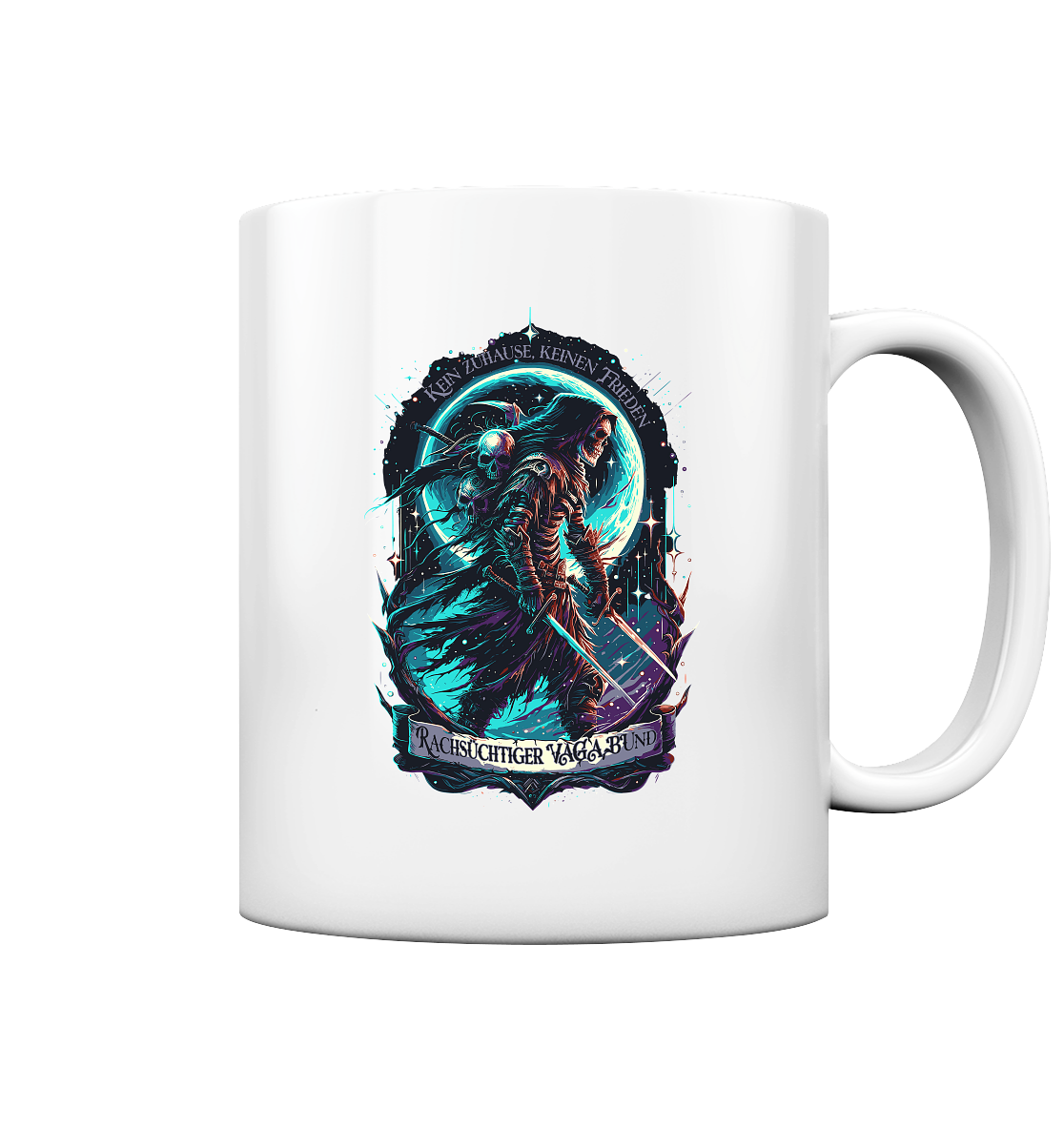 Streetwear rachsüchtiger Vagabund - Tasse glossy