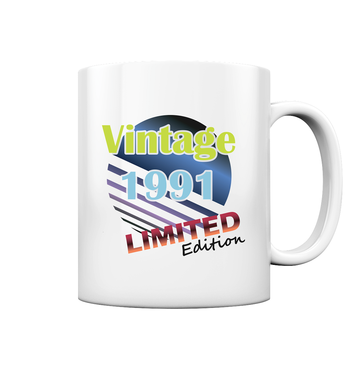 Jahrgang 1991- Tassen Limited Edition - Vintage - Tasse glossy