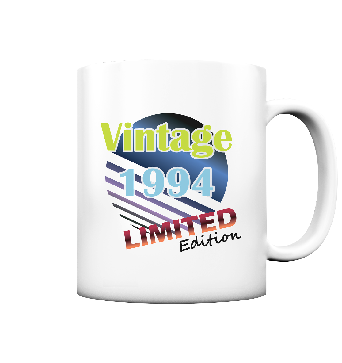 Jahrgang 1994- Tassen Limited Edition - Vintage - Tasse matt