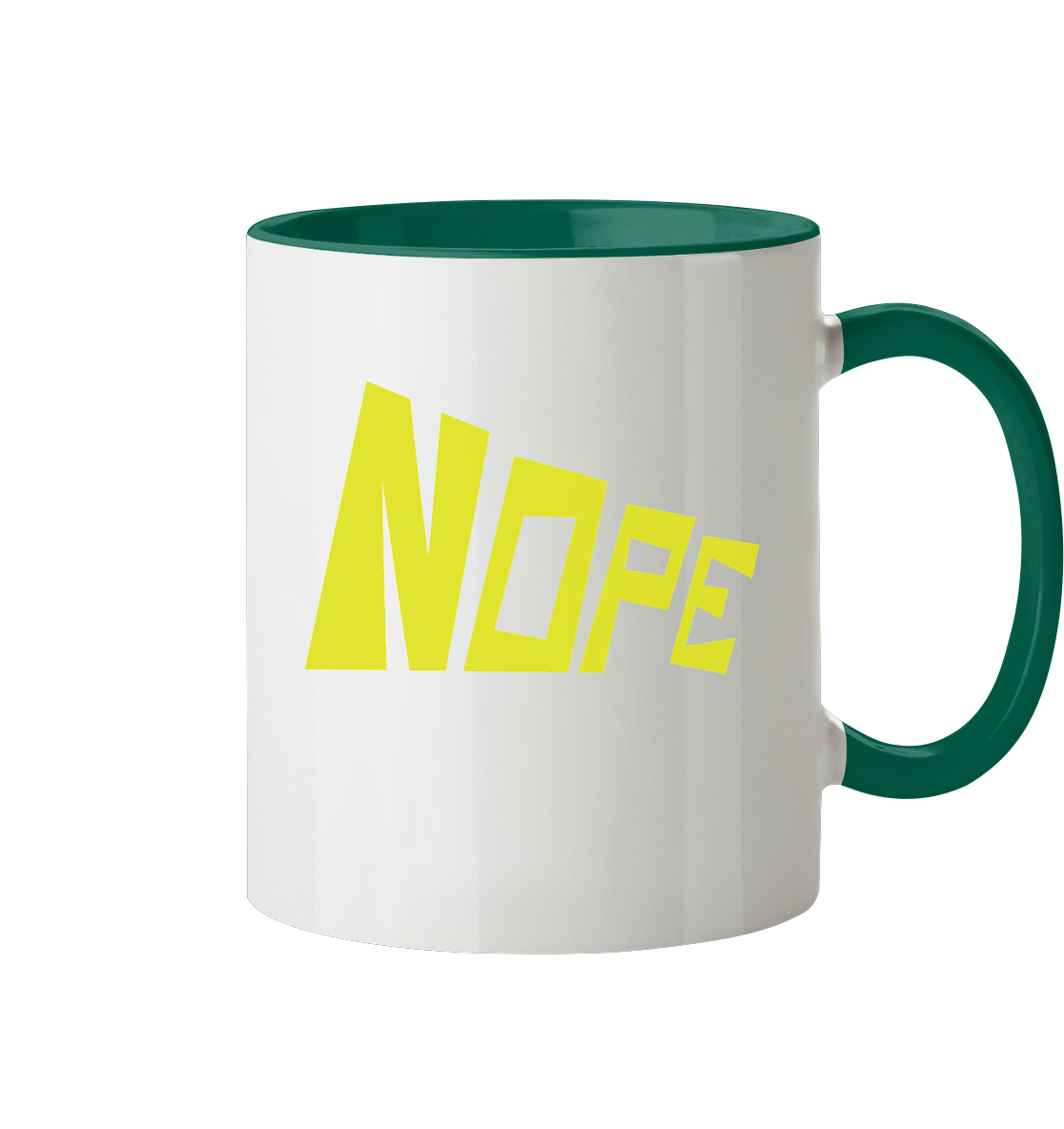 NOPE NO 2 - Tasse zweifarbig