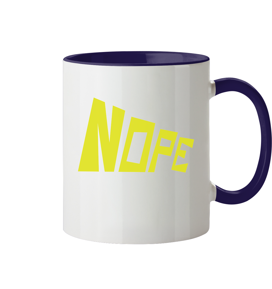 NOPE NO 2 - Tasse zweifarbig
