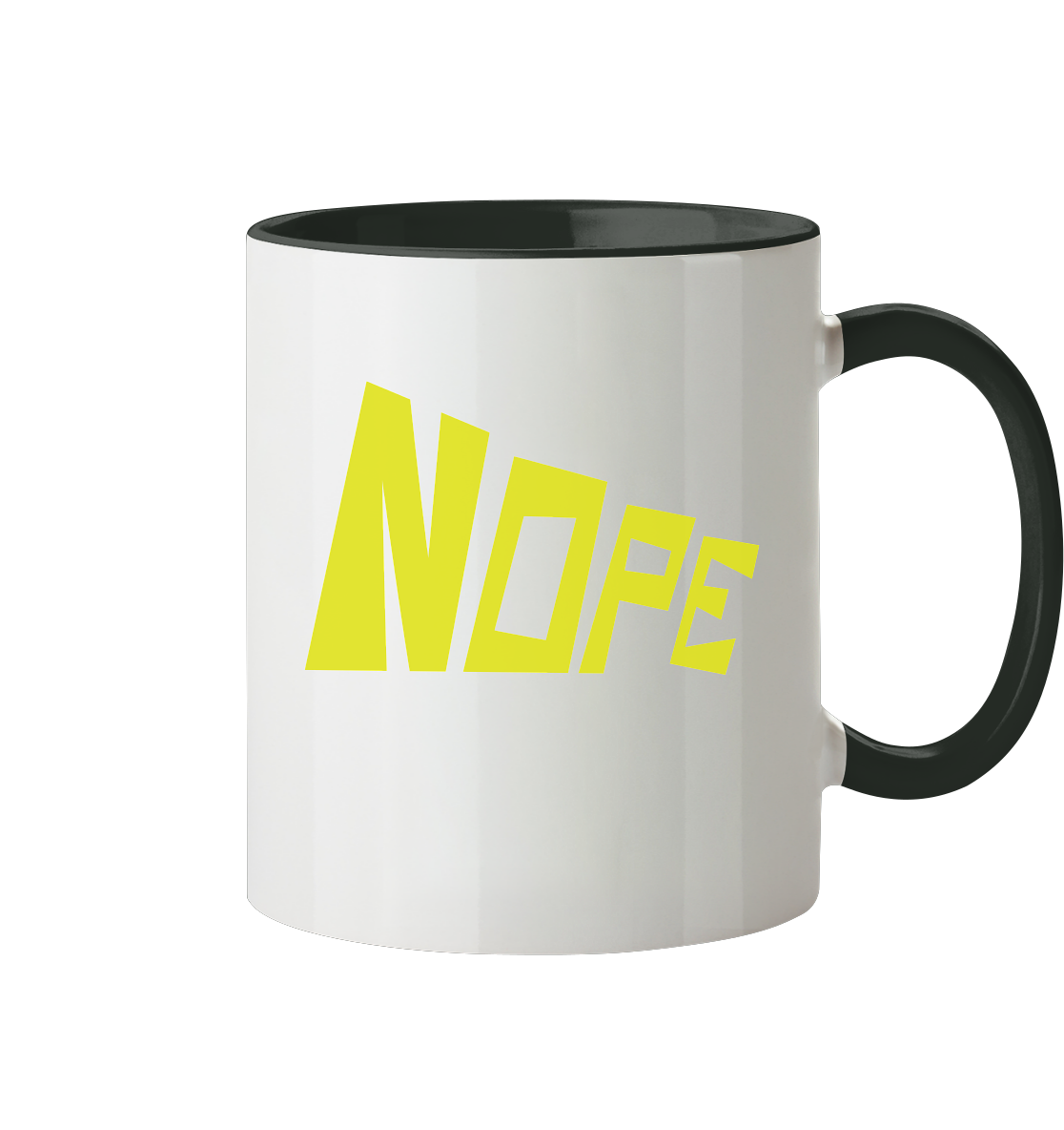 NOPE NO 2 - Tasse zweifarbig