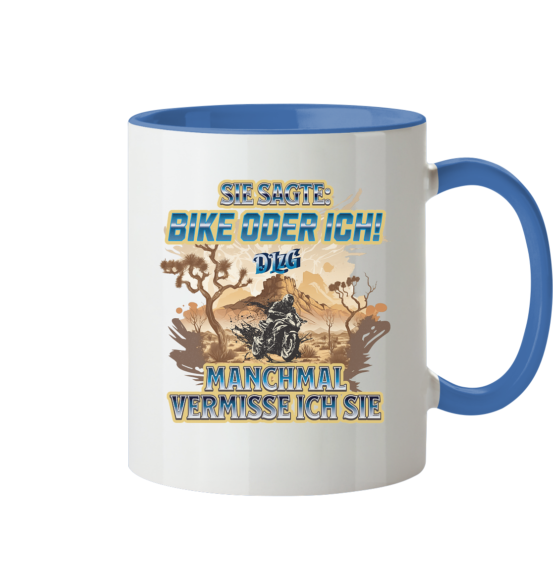 DLzG - Manchmal vermisse ich sie - Statement - Tasse zweifarbig