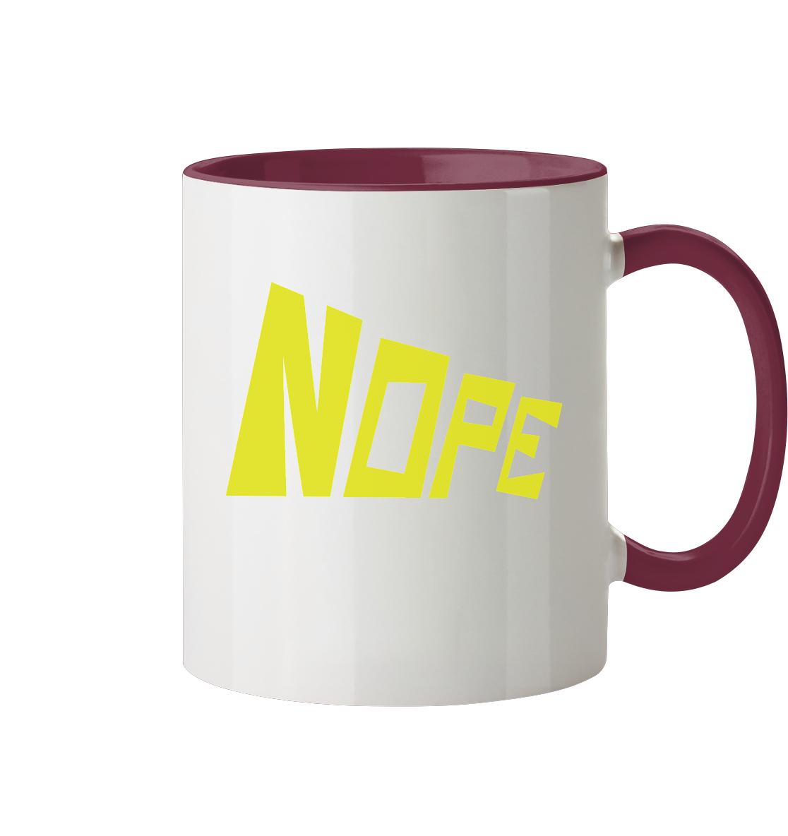 NOPE NO 2 - Tasse zweifarbig