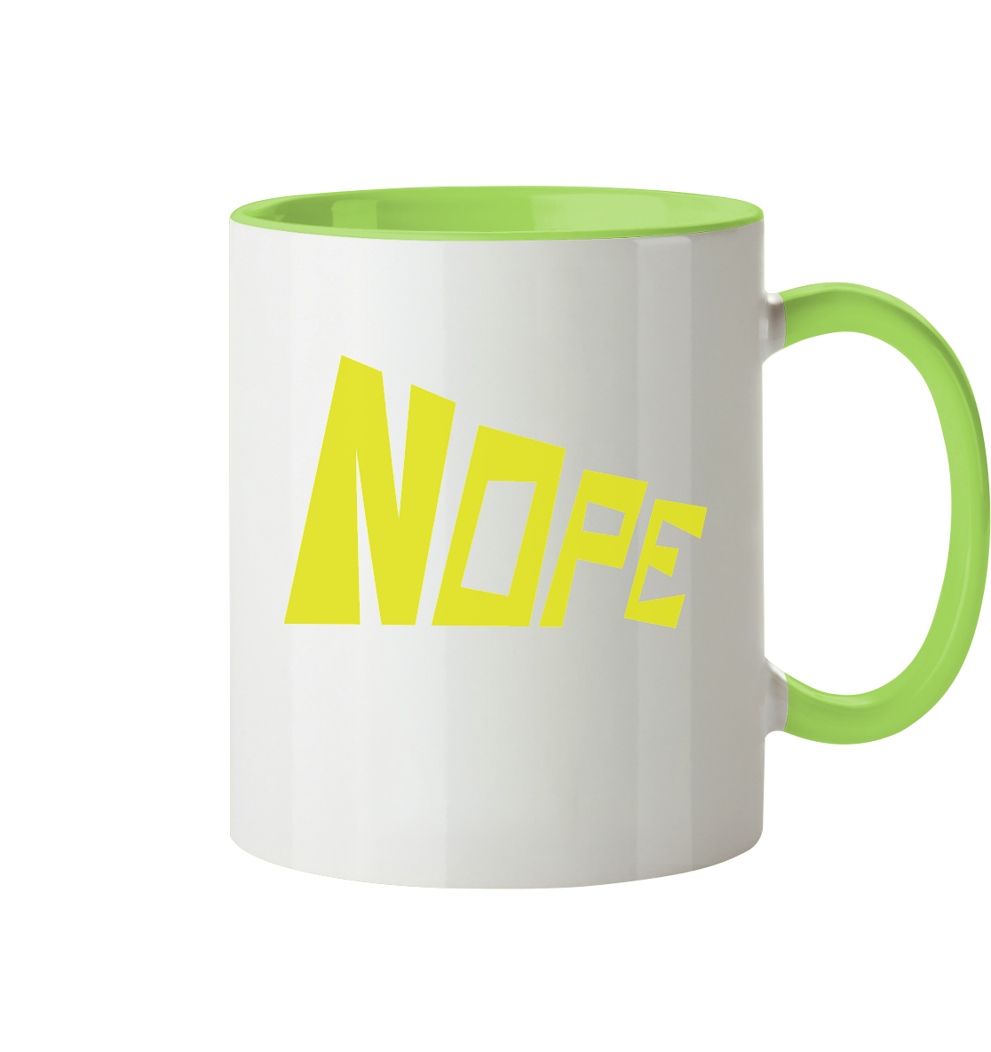 NOPE NO 2 - Tasse zweifarbig