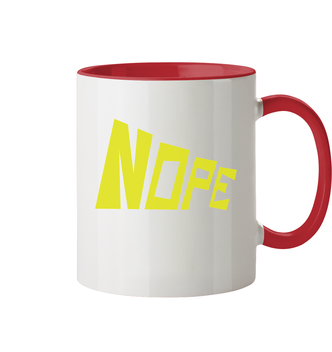 NOPE NO 2 - Tasse zweifarbig