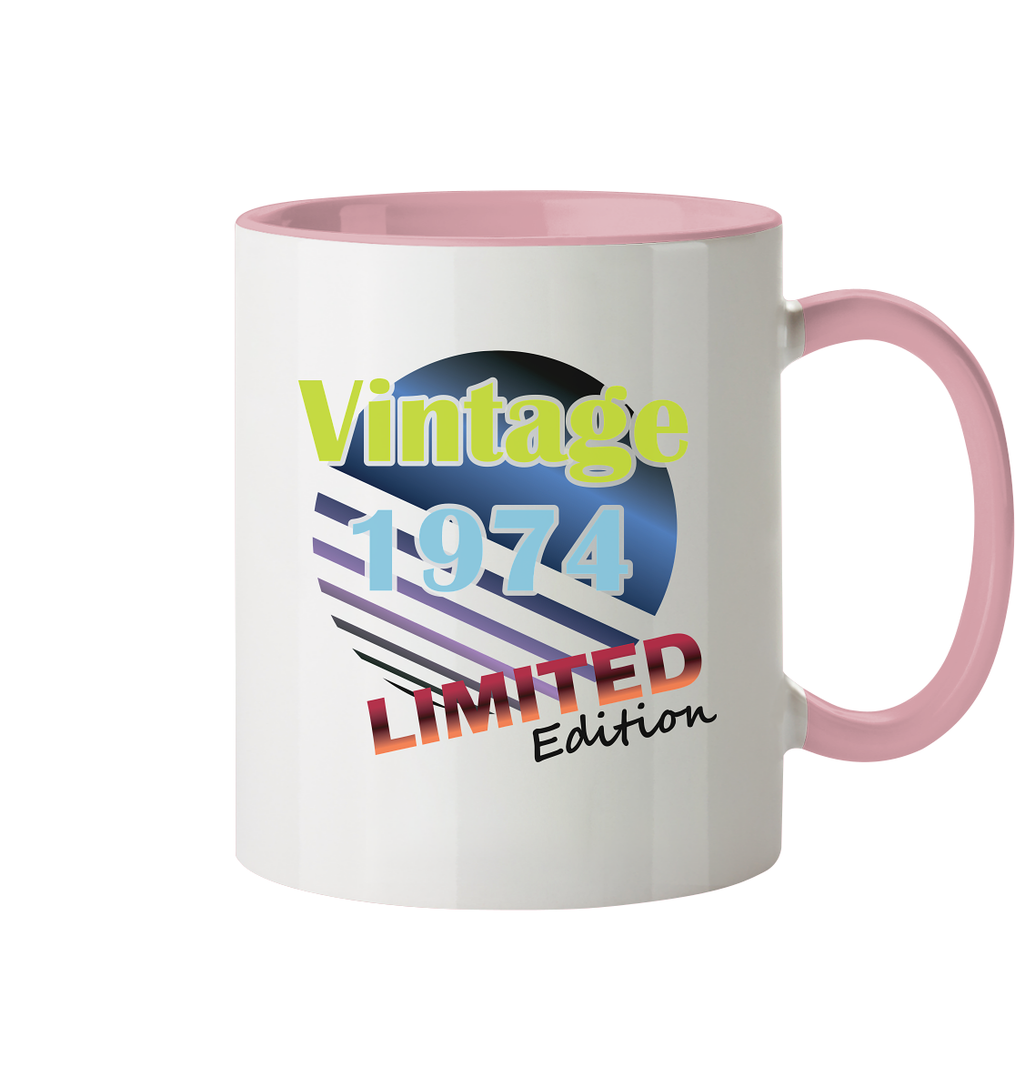 Jahrgang 1974- Tassen Limited Edition - Vintage - Tasse zweifarbig