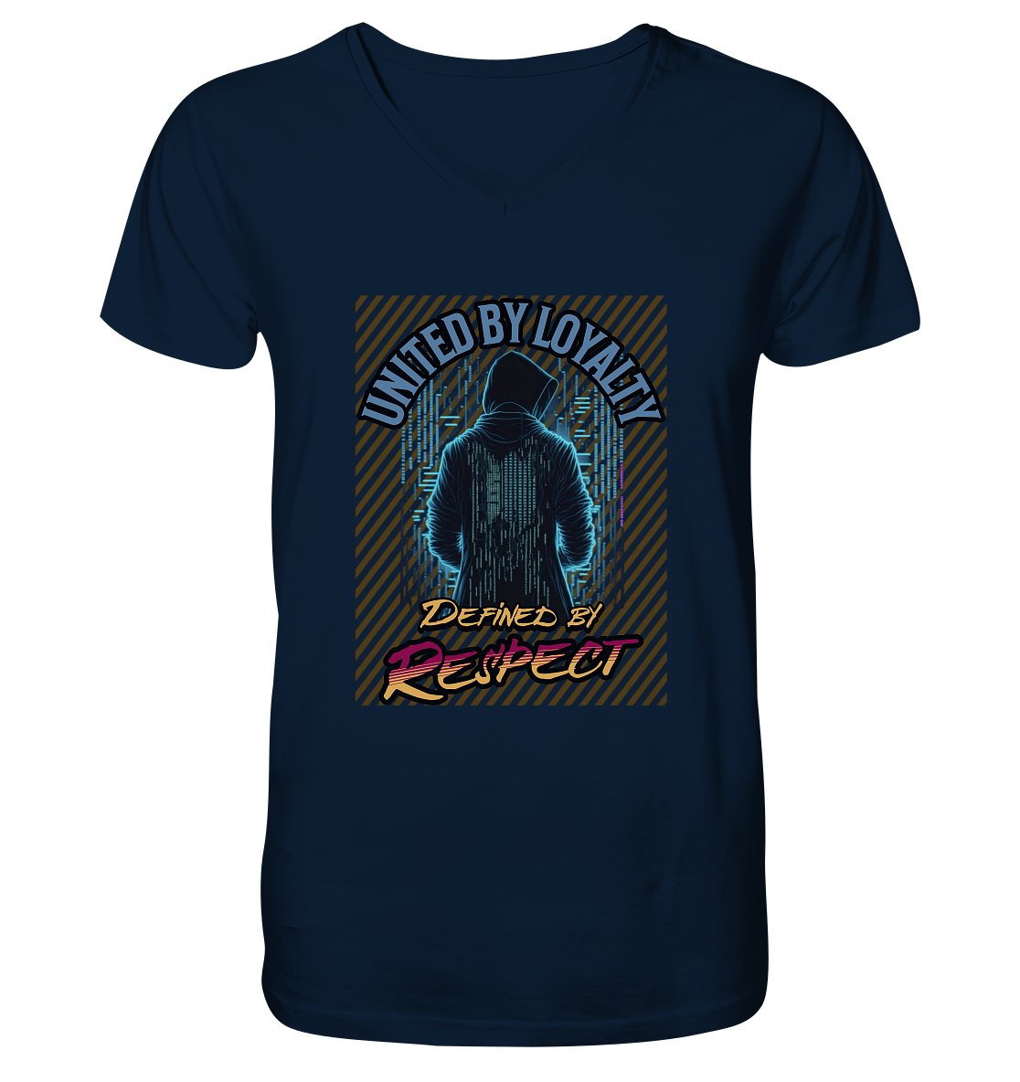 Loyal und Respekt - V-Neck Shirt