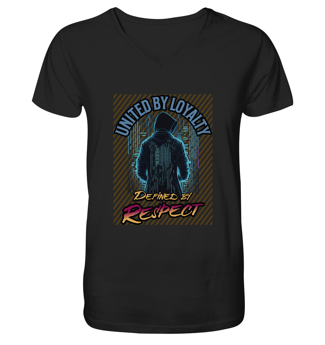 Loyal und Respekt - V-Neck Shirt