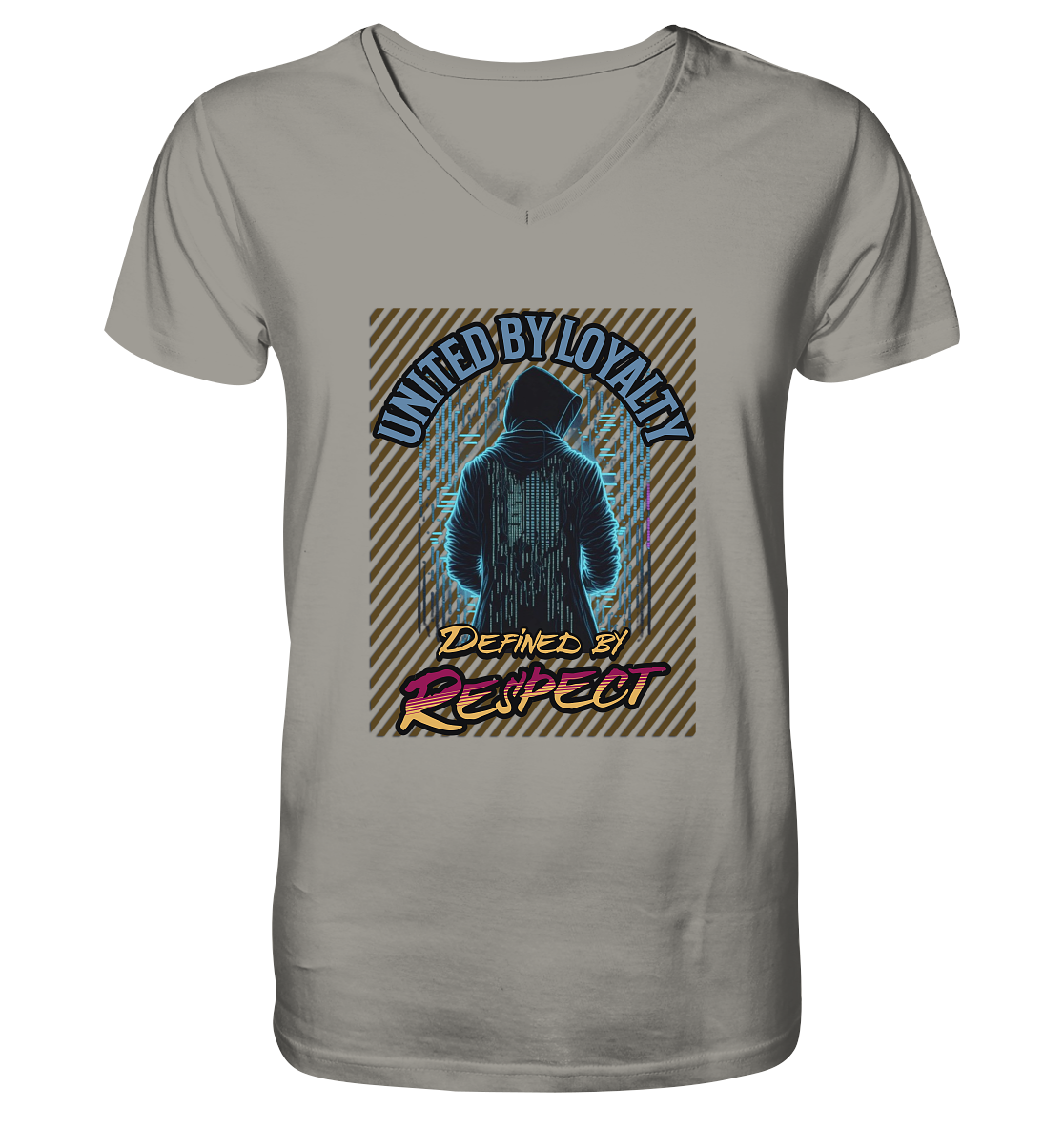Loyal und Respekt - V-Neck Shirt