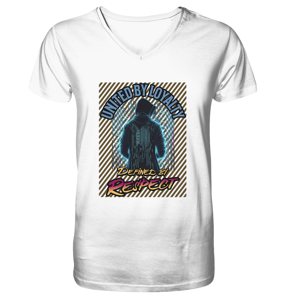 Loyal und Respekt - V-Neck Shirt