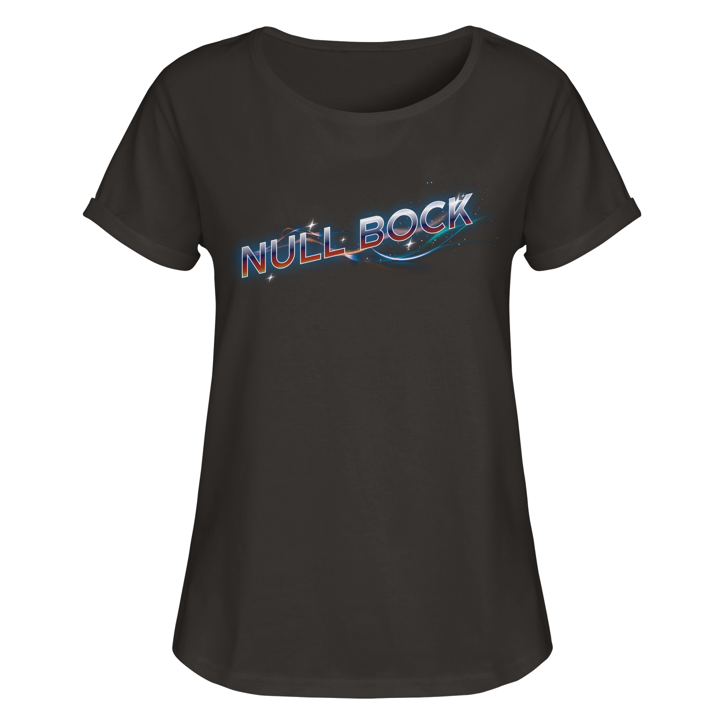 Null Bock Mode - Womens Roll-Up T-Shirt
