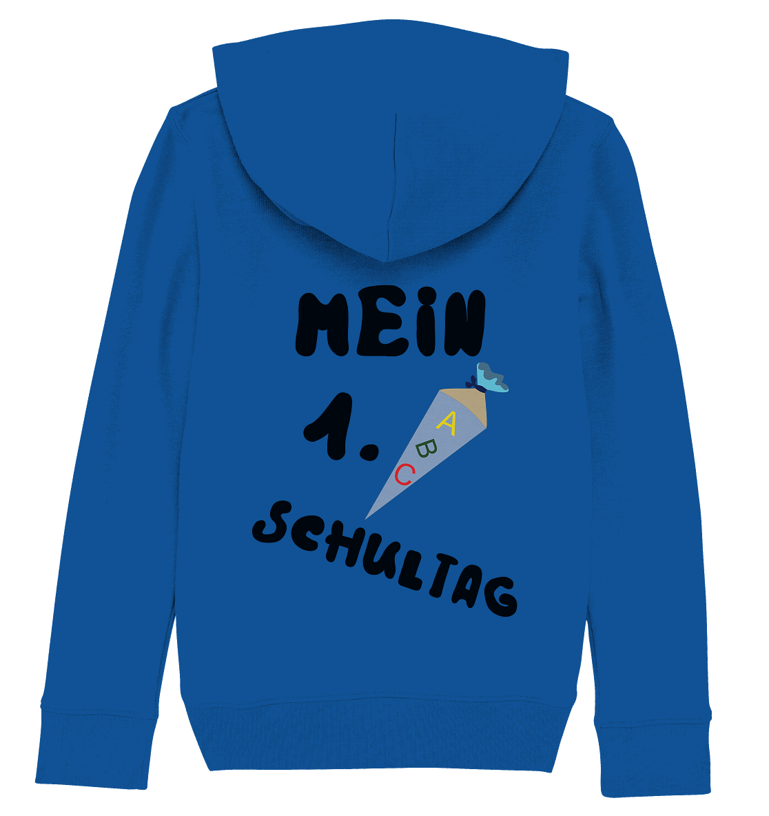 1. Schultag, Einschulung, Zuckettüte - Kids Organic Hoodie