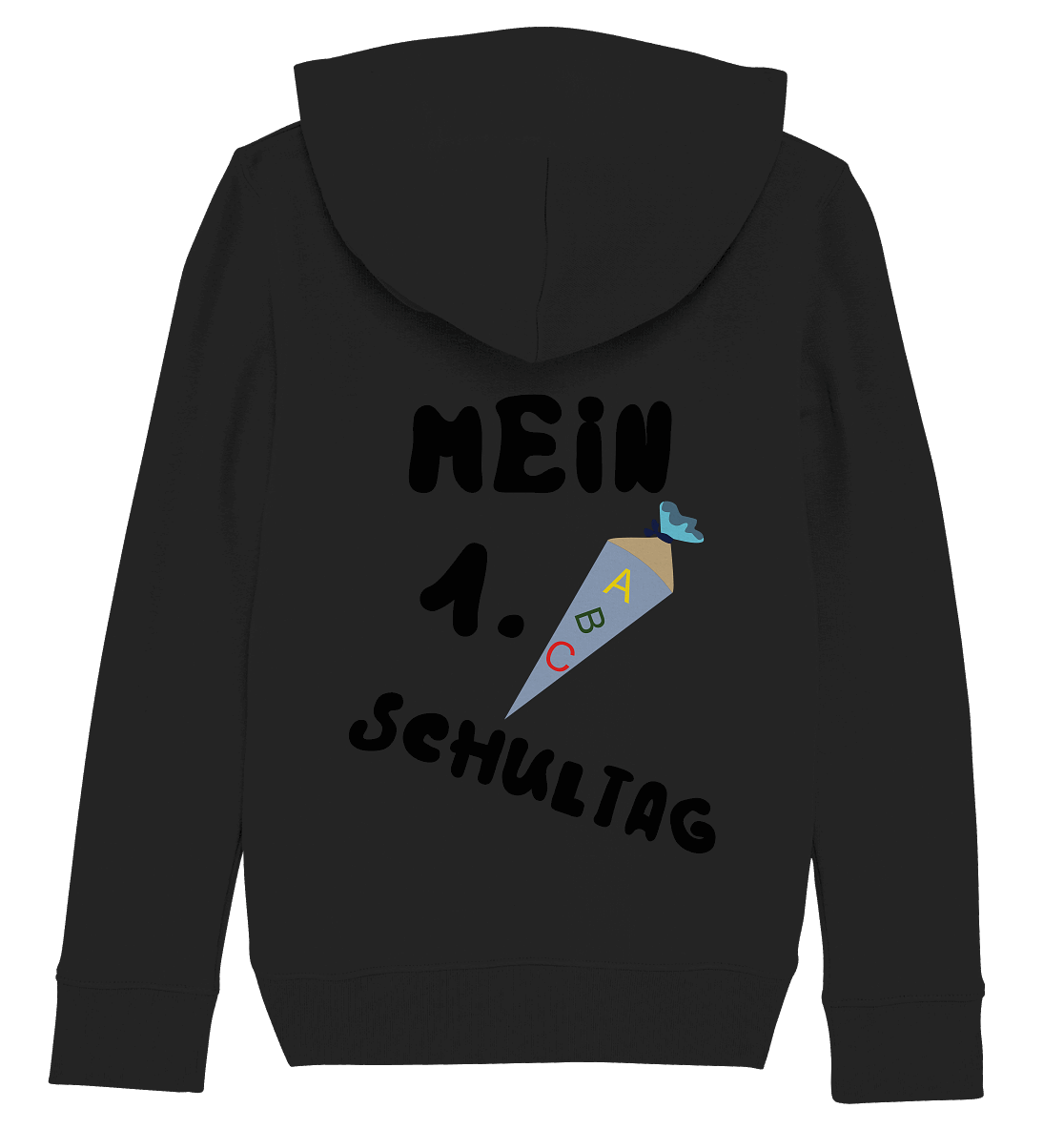 1. Schultag, Einschulung, Zuckettüte - Kids Organic Hoodie