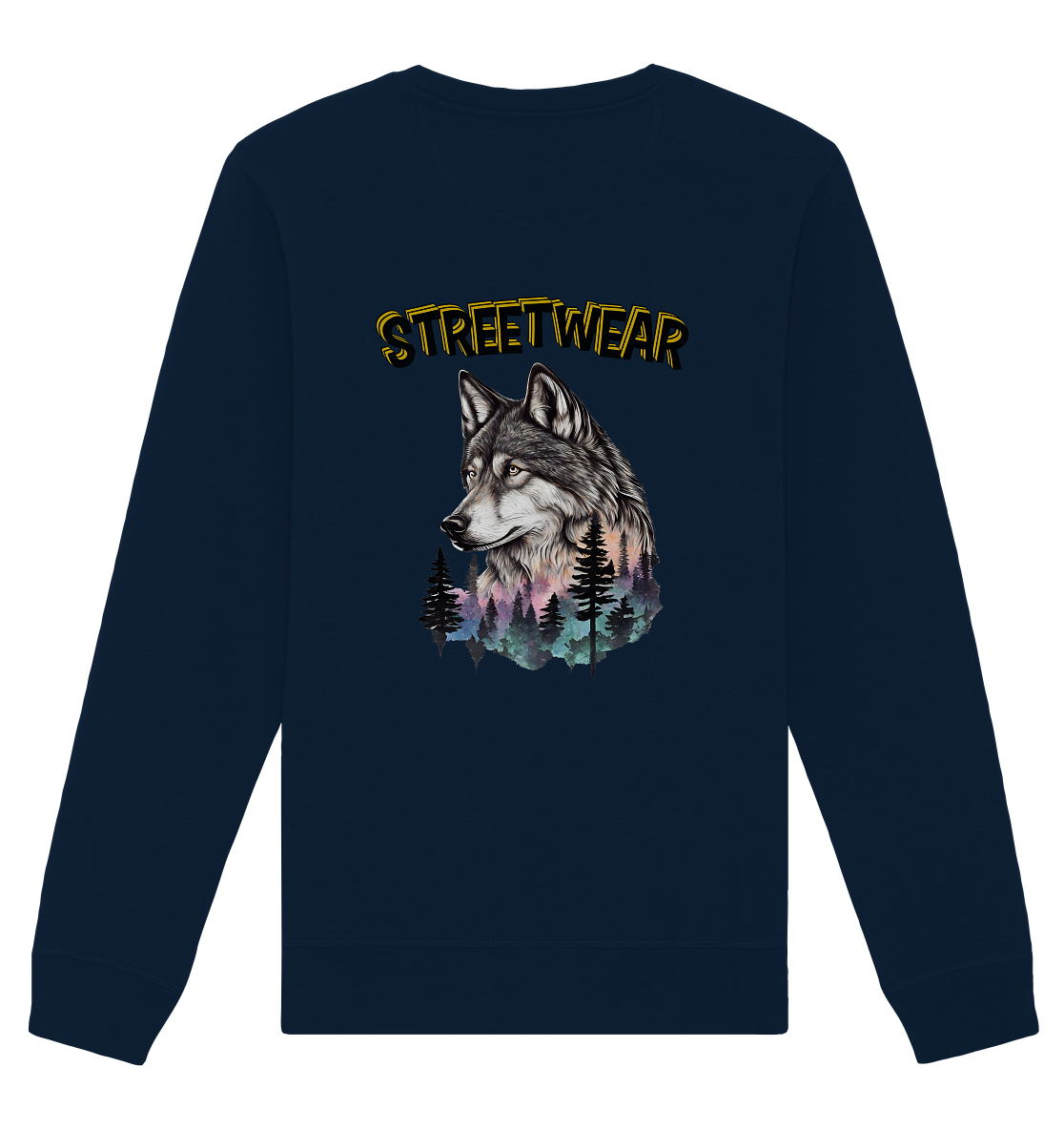 Streetwear Wildlife Design - Organic Basic Unisex Sweatshirt