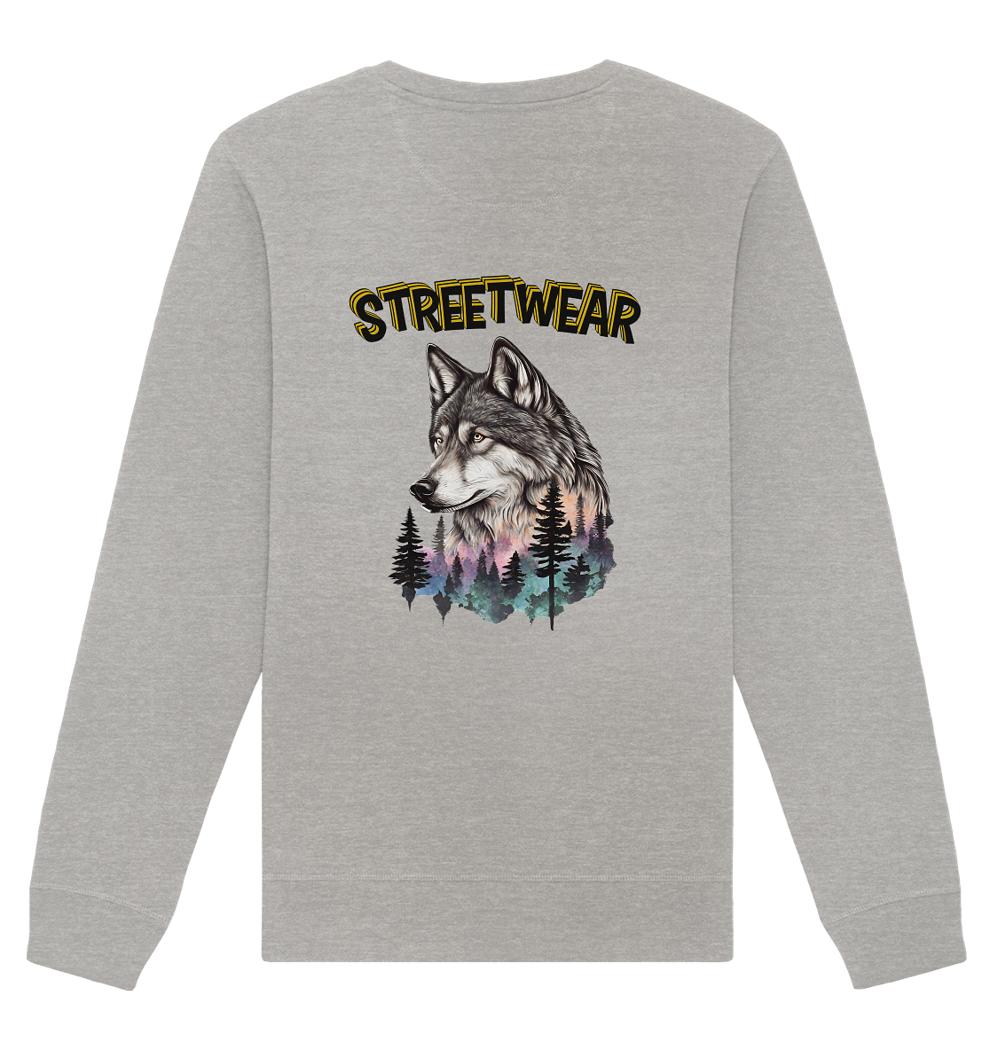 Streetwear Wildlife Design - Organic Basic Unisex Sweatshirt