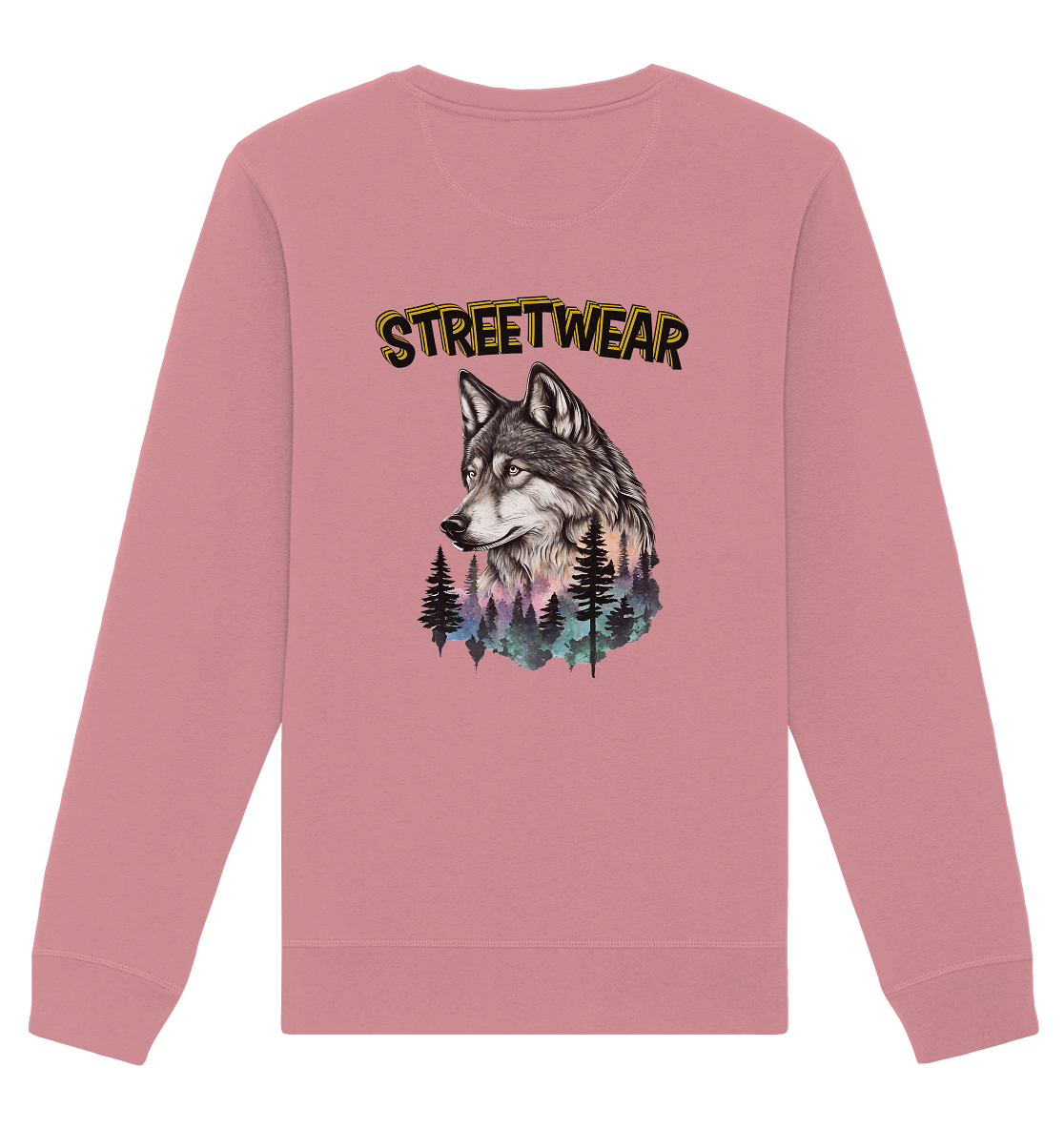 Streetwear Wildlife Design - Organic Basic Unisex Sweatshirt