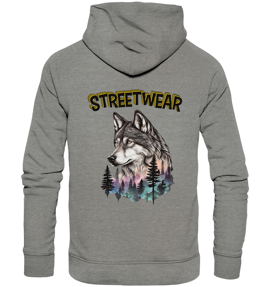 Streetwear Wildlife Design - Organic Hoodie