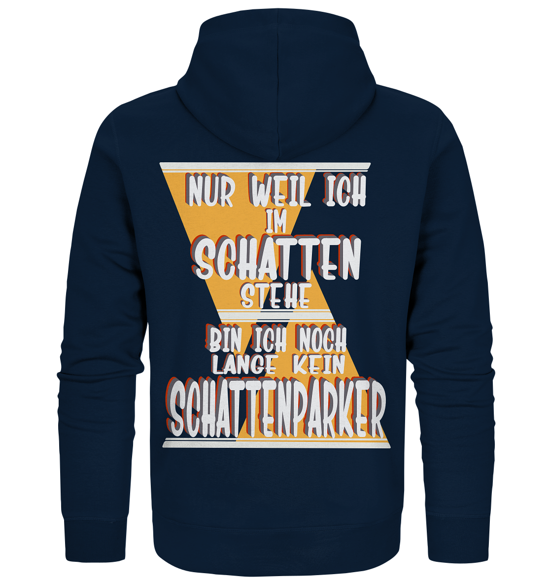 Schattenparker, mein Statement, Helles Design - Organic Zipper