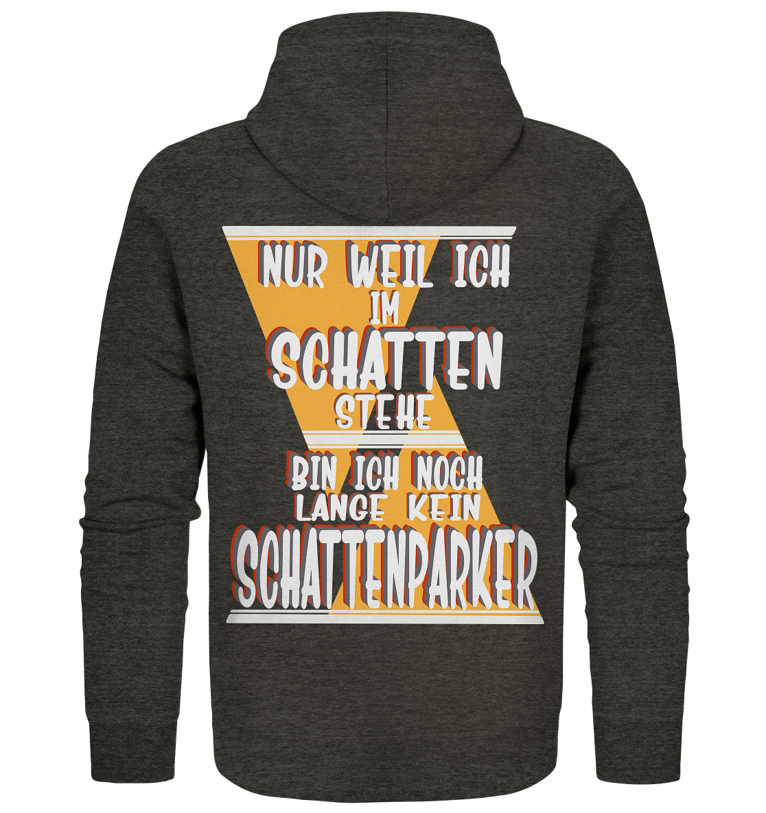 Schattenparker, mein Statement, Helles Design - Organic Zipper