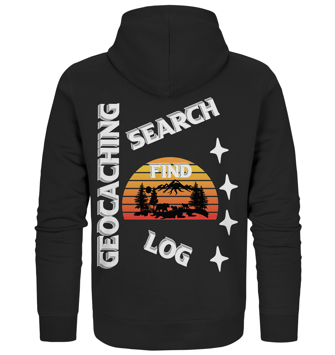Geocaching-SEARCH-FIND-LOG, Cache Helles Design, Mounten - Organic Zipper