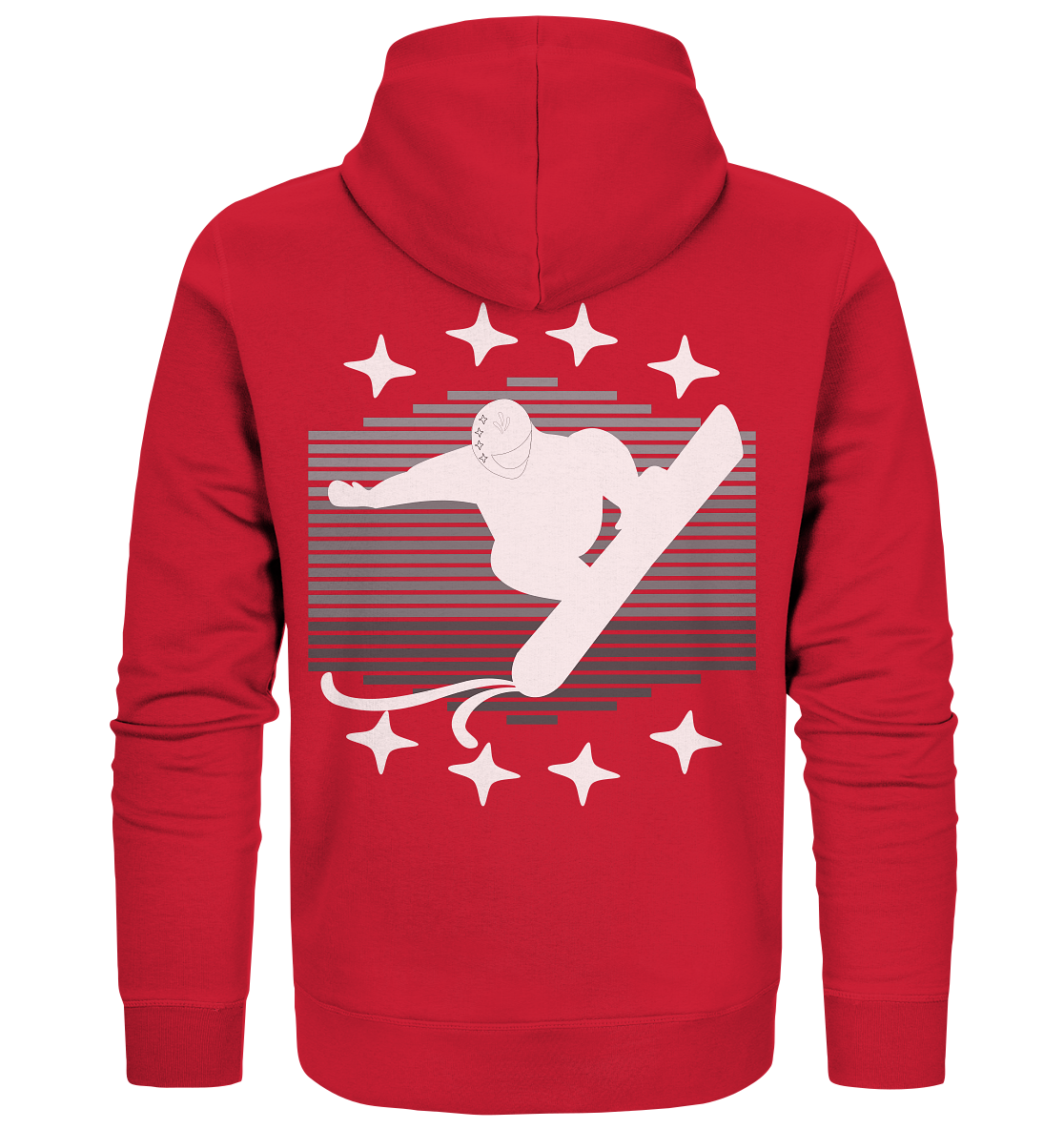 Snowboarder, Apres- Ski, Party danach, Piste - Organic Zipper