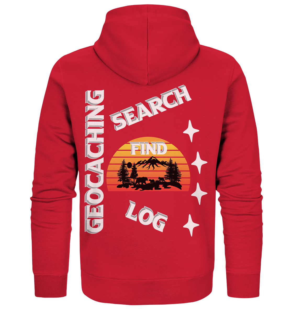 Geocaching-SEARCH-FIND-LOG, Cache Helles Design, Mounten - Organic Zipper