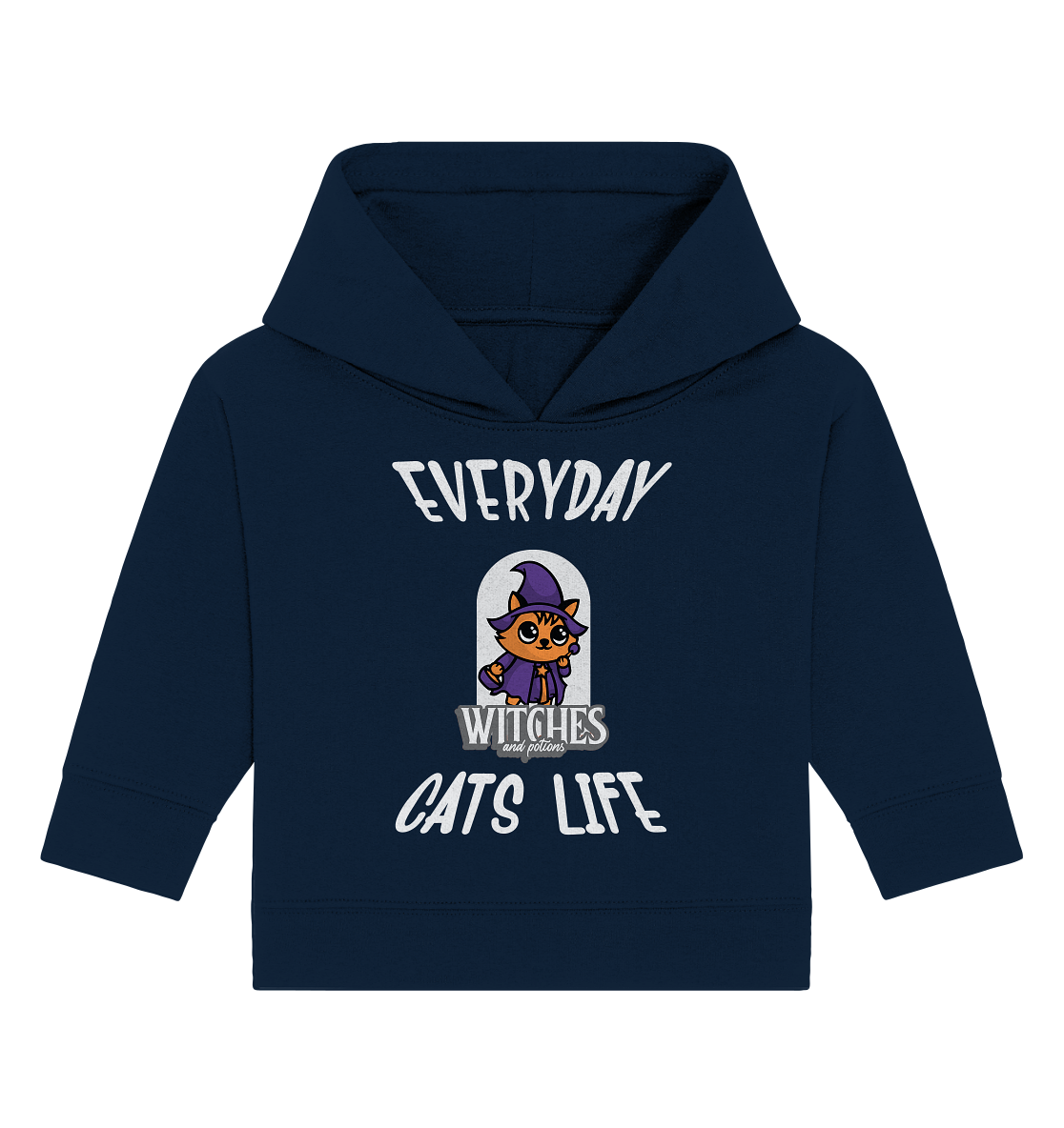 Katzenleben- Everyday Cats Life Witches, Katzenliebhaber, Tierfreund - Baby Organic Hoodie