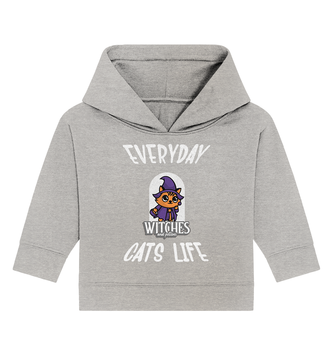 Katzenleben- Everyday Cats Life Witches, Katzenliebhaber, Tierfreund - Baby Organic Hoodie