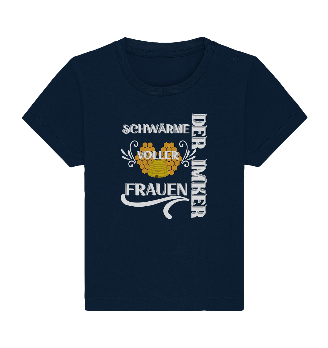 Der Imker, schwärme voller Frauen, Imkerei, Helden, Helles Motiv - Baby Organic Shirt