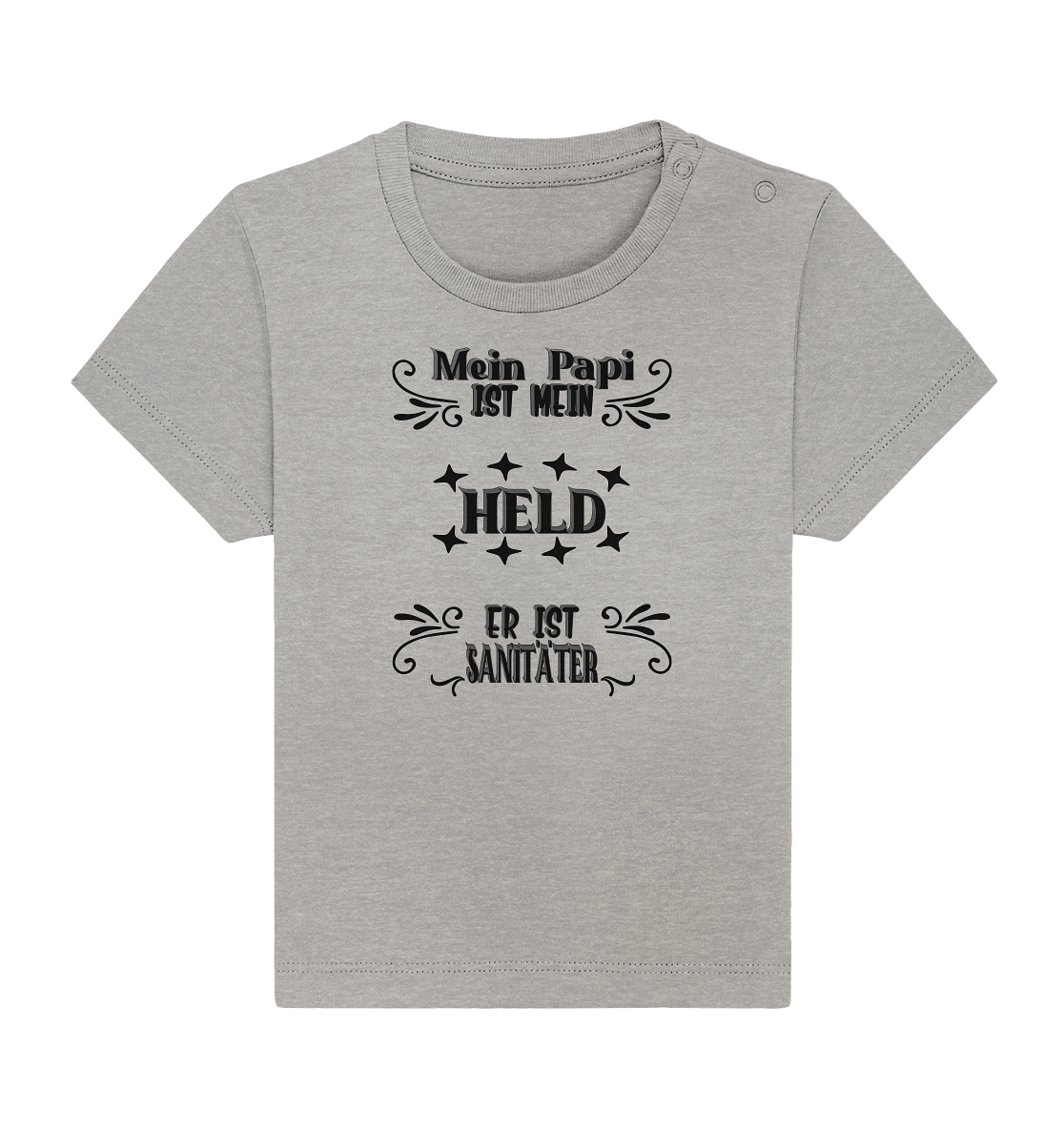 DAS PAPA PROJEKT-MEIN HELD-SANITÄTER- Baby Organic Shirt