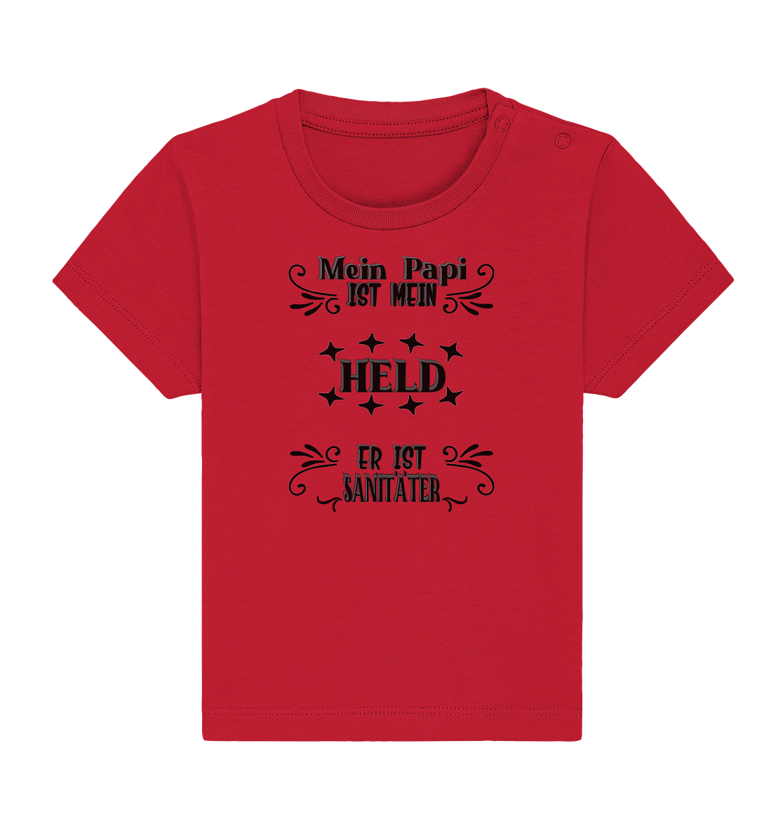 DAS PAPA PROJEKT-MEIN HELD-SANITÄTER- Baby Organic Shirt