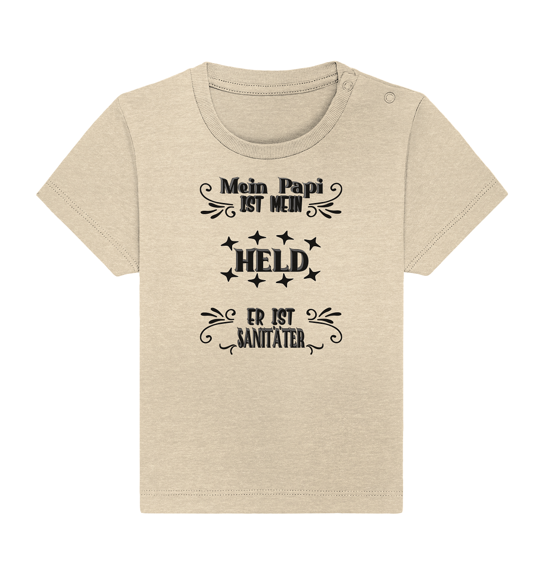 DAS PAPA PROJEKT-MEIN HELD-SANITÄTER- Baby Organic Shirt